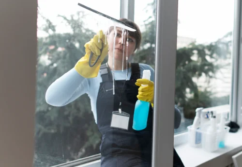 Nettoyage de vitres intérieures et extérieures à Bougnon